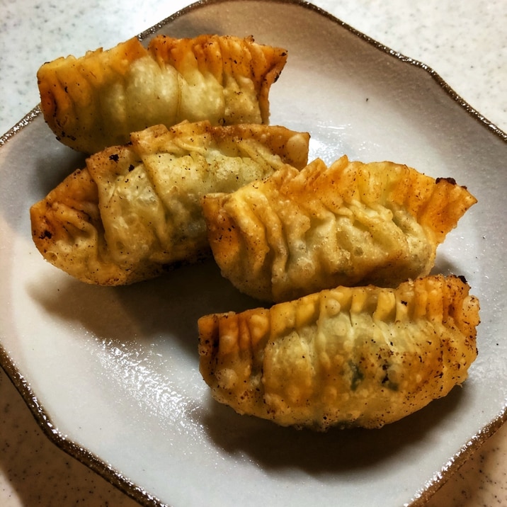 木綿豆腐と野菜のヘルシー揚げ餃子